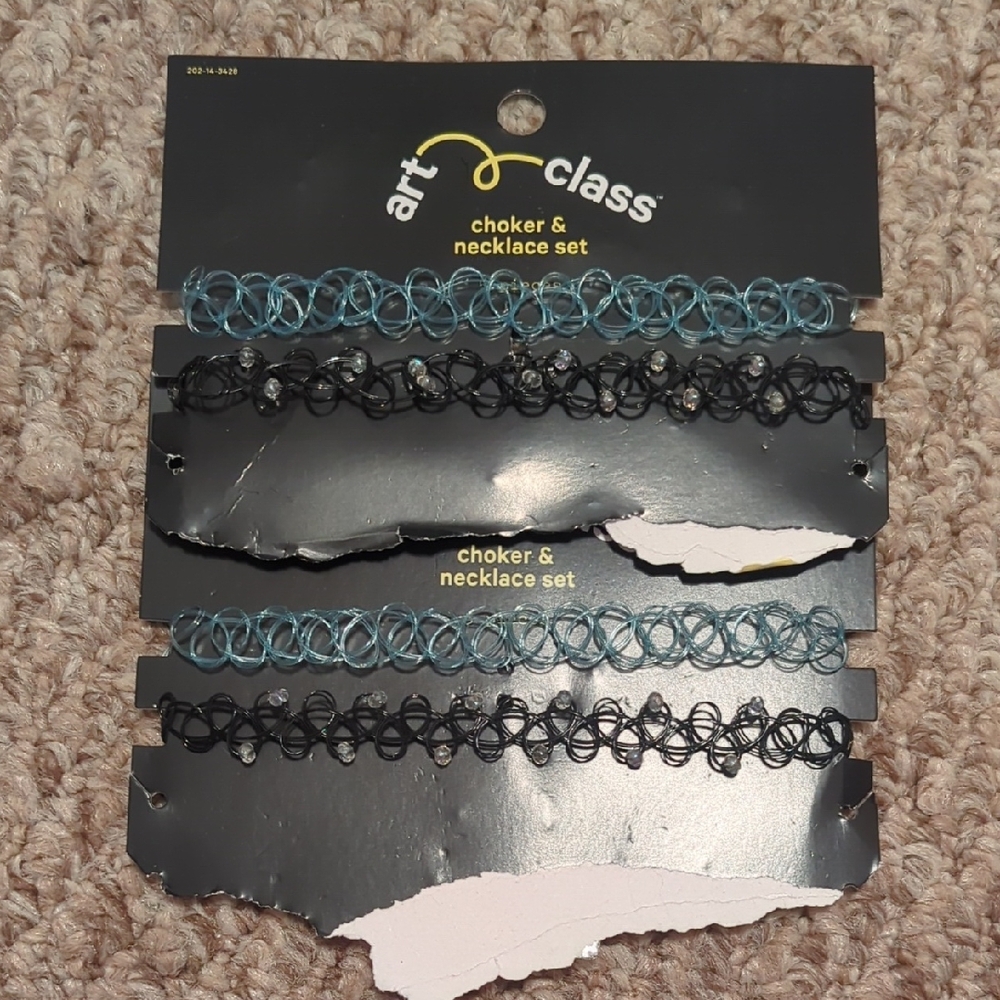 🟢 Choker Necklace Sets OS